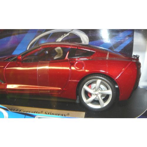 1/18 2014 Corvette, red,