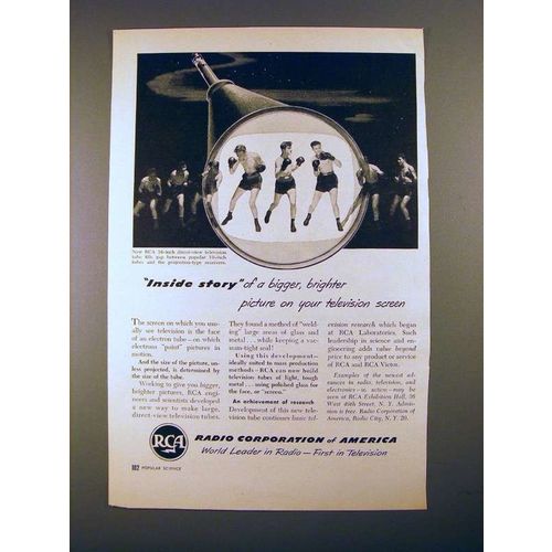 1949 RCA 16-Inch Direct-View Television Tube Ad!