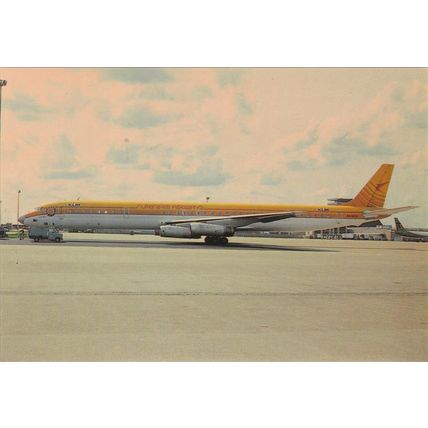 Surinum Airways Douglas DC8 63 Civil Aircraft Postcard (A19714)