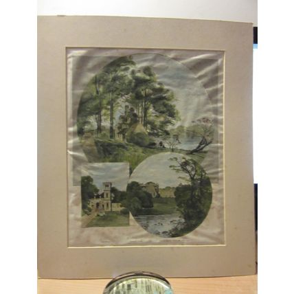 BOWOOD, CALNE, WILTSHIRE framed page June, 1886 THE ILLUSTRATED LONDON NEWS =