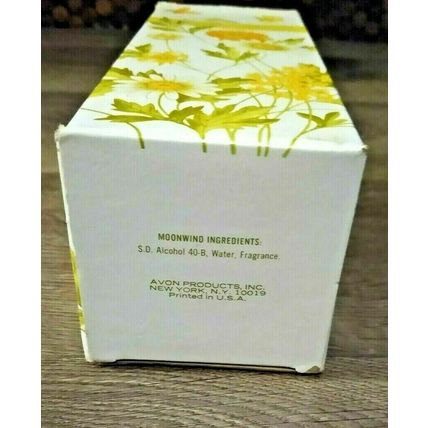 Avon Buttercup Candlestick Moonwind Cologne 6 oz Decanter Full Bottle