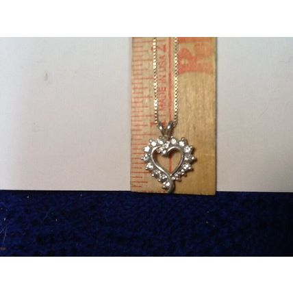 REAL SOLID SILVER 925 Classic Heart Sterling Silver Necklace & Pendant