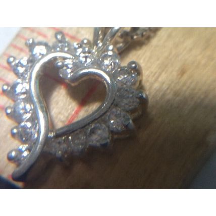 REAL SOLID SILVER 925 Classic Heart Sterling Silver Necklace & Pendant