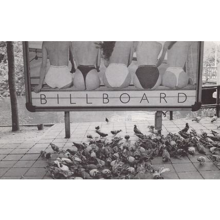 Billboard Of Bikini Ladies Big Bum Advertising Board Postcard