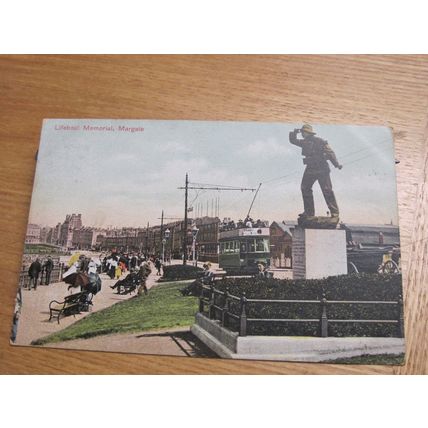 1908 fr postcard - Lifeboat Memorial, Margate - Kent