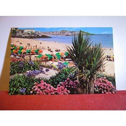 PORTHMINSTER BEACH, ST. IVES .CORNWALL .unused postcard by NPO Dexter (b) =