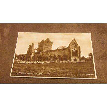 Valentines Postcard - Sheep @ Sweetheart Abbey, Dumfries - Dumfriesshire - Sepia