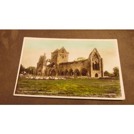 Valentines Postcard - Sheep @ Sweetheart Abbey, Dumfries - Dumfriesshire -Colour