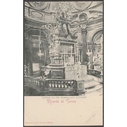 Cappella del SS Sudario, Torino, c.1900-05 - Römmler & Jonas Cartolina