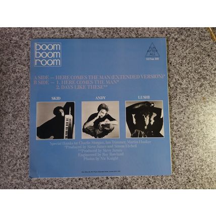 Boom Boom Room – Here Comes The Man (12FUN101) 1986 (12" Single)