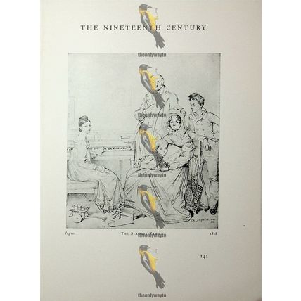 Stamaty Family, 1818, Ingres, Fashion Book Illustration (Print), 1909