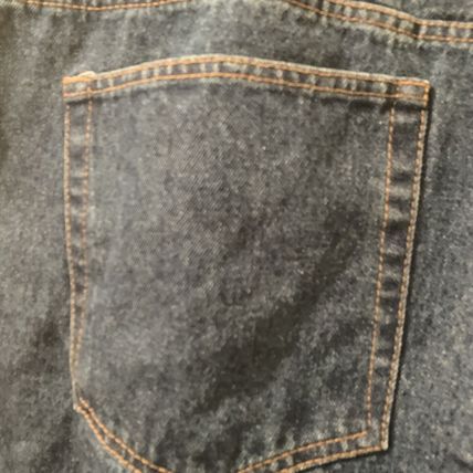 Harbor Bay Men's Big & Tall Blue Jeans Pockets Rugged Loose Fit Size 48x34