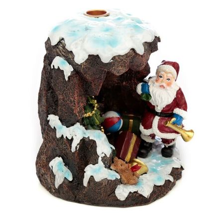 Santa's Grotto Christmas Backflow Incense Cone Burner