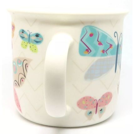 Butterfly Mug Fine Bone China 8.5 CM Ceramic Tableware Gift