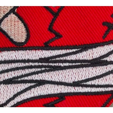 Injured Heart Iron On Patch Embroidered Patches Badge 7.6cm x 7cm Horror P142