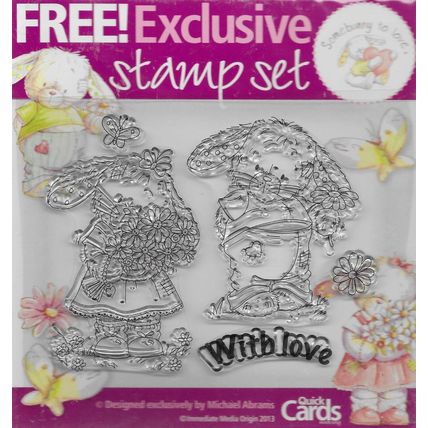 Somebunny To Love Stamp Set. Stamping Cardmaking Scrapbooking Crafts
