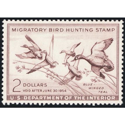 RW20, Mint XF/Superb NH $2 Duck Stamp - PSAG Graded 95 * Stuart Katz