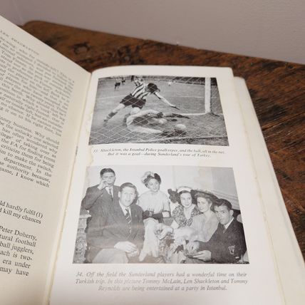 Clown Prince of Soccer Len Shackleton Autobiography HB 1955 (Moisture Damage)
