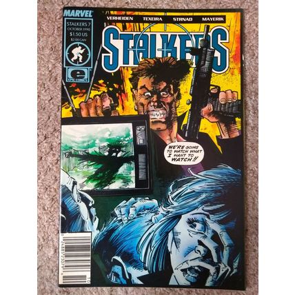 STALKERS # 7 (1990) MARVEL COMICS (NEAR MINT Condition)