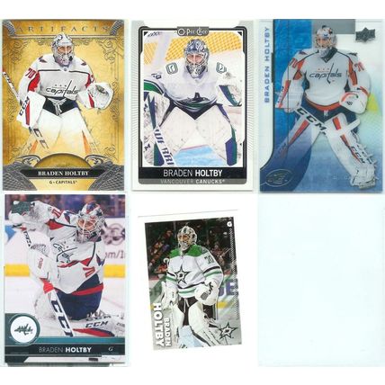 Braden Holtby 10x card lot incl Retro, Sticker