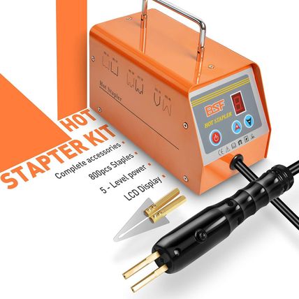 Plastic Welder Repair Machine Kit, 5-Level Adjustable Power, Bumper Plastic Repa