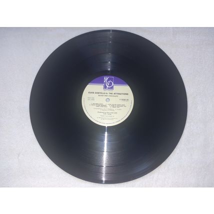 ELVIS COSTELLO AND THE ATTRACTIONS – BLOOD AND CHOCOLATE - 12" ALBUM