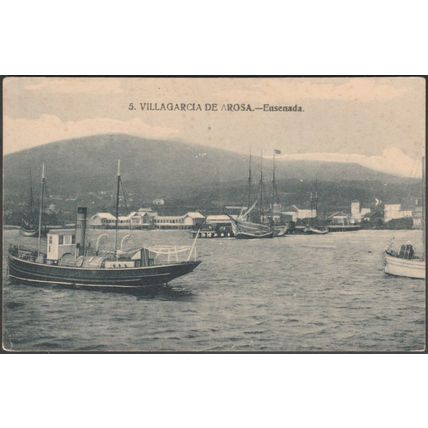 Ensenada, Villagarcía de Arosa, c.1910 - DP Tarjeta Postal