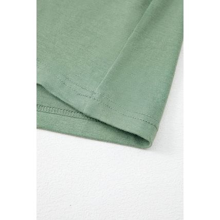 Grass Green Textured V Neck Flutter Sleeve Ruffled Maxi Dress