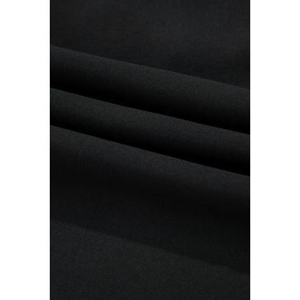 Black Pinched V Neck Tie Loose Tank Top