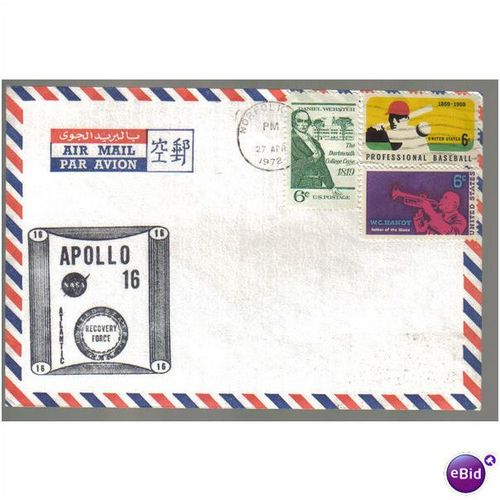 1972 APOLLO 16 RECOVERY FORCE ,NORFOLK VA PMK REF4