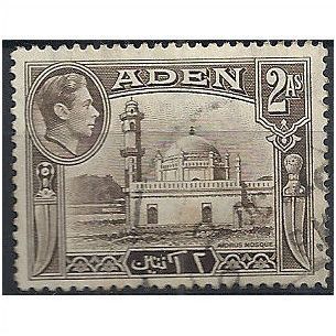 Aden 1939 SG20 2 Annas Sepia Fine Used ..