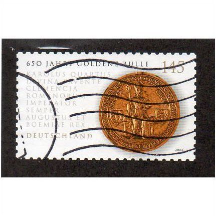 GER 2006 €1.45 (S/A) 'CHARLES IV ' GOLDEN BULL' FINE USED (EBID30-471)