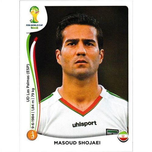2014 Panini World Cup Soccer Stickers - #463 - Masoud Shojaei