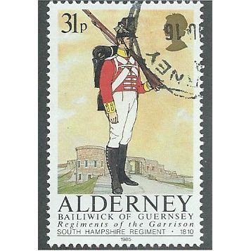 ALD 1985 31P 'REGIMENTS - SOUTH HAMPSHIRE' FINE USED (EBID42-624)