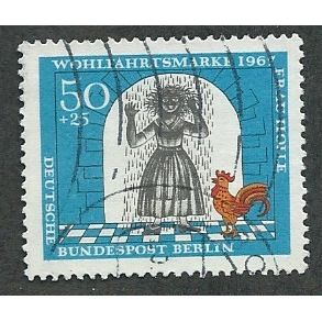 BERLIN -1967 50pf+25 'HUMANITARIAN RELEIF FUNDS' FINE USED (EBID44-708)