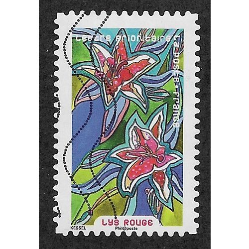 FRA 2016 (80c) 'FLORA -RED LILY' FINE USED (EBID55-211)