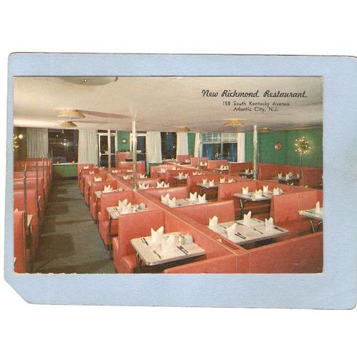 New Jersey Atlantic City New Richmond Restaurant 158 S Kentucky Ave~3102