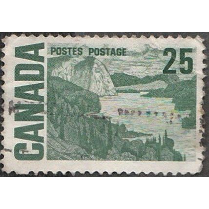 Canada 1967-73 $0-25c Myrtle-Green. The Solemn Land. Fine Used