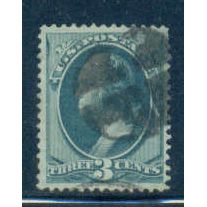 Used 158 3c George Washington Just Clears M00256