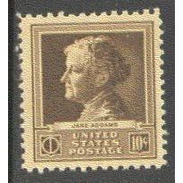 878 10c Jane Addams Fine MNH GA0424