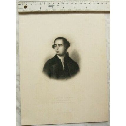 Vintage engraving - John Moore M.D.