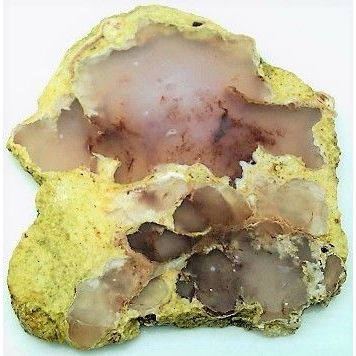 Purple Chalcedony Natural Gemstone Slab Lapidary Cabbing Rough