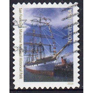 USA 2016 National Parks Centennial - San Francisco Maritime Park Forever Used