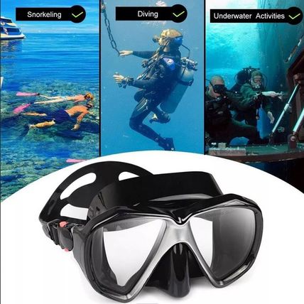 NEW! EXP Vision Snorkel Diving Mask - Black Size Small / Child