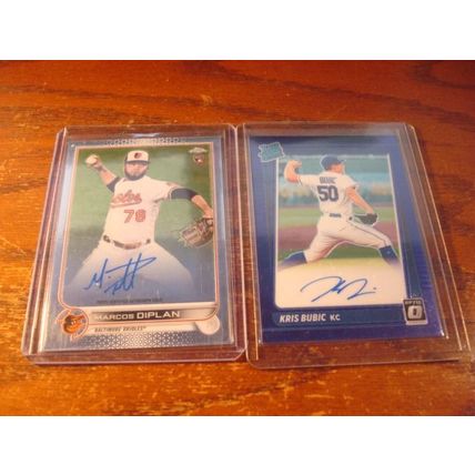 1994-2022, 8-Autographed Baseball Cards, Rc's/Colors/Variations, Check Scans