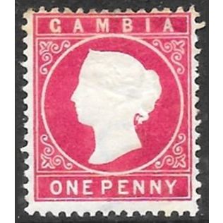1886 -1887 Queen Victoria - New Watermark - 1p Mounted Mint C2