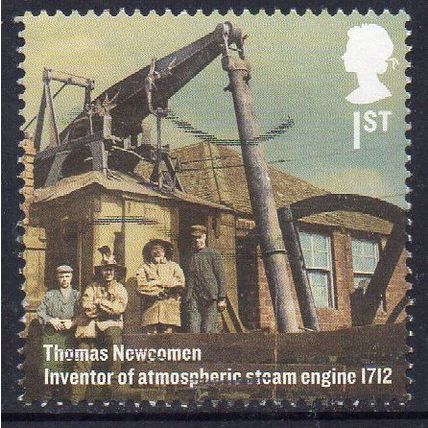 GB 2012 Britons of Distinction - Thomas Newcomen, Inventor 1st Used