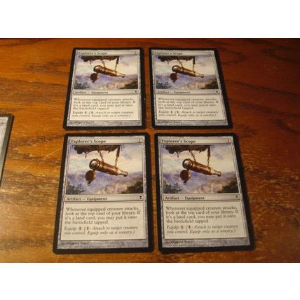 Magic The Gathering, MTG, 6-Cards, 1993-2009, EXPLORER"S SCOPE, ex-nm