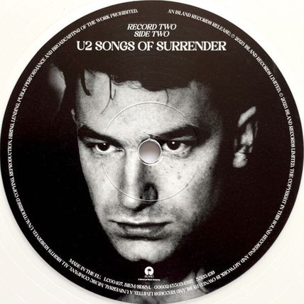 U2 Songs Of Surrender LIMITED EDITION New Sealed White Colored Vinyl Record 2 LP