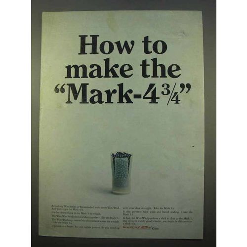 1963 Winchester Western Win-Wad Shotgun Shell Ad